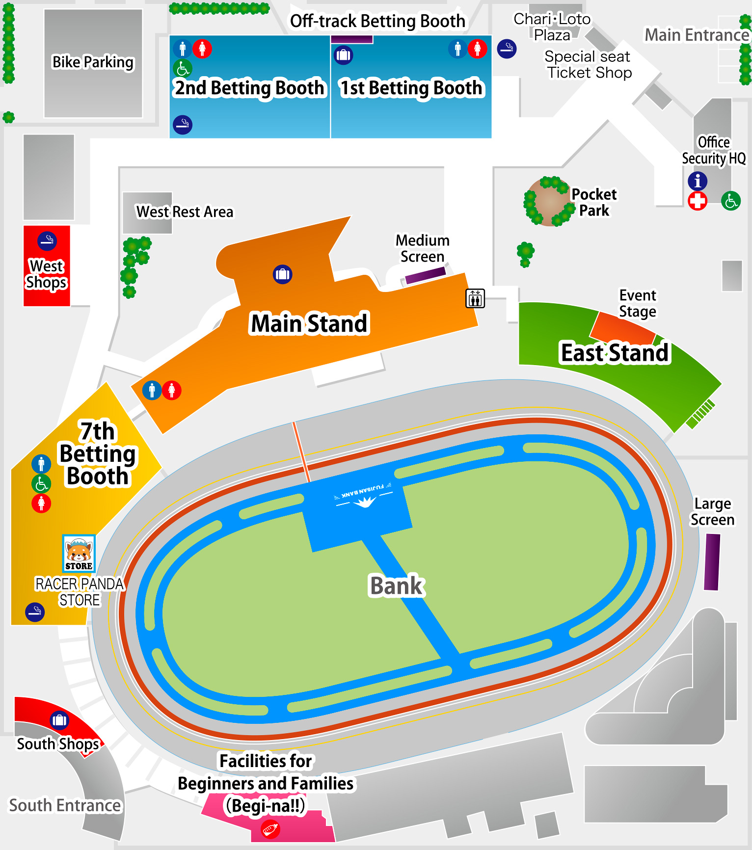 Facility Information｜静岡競輪場 Official Site